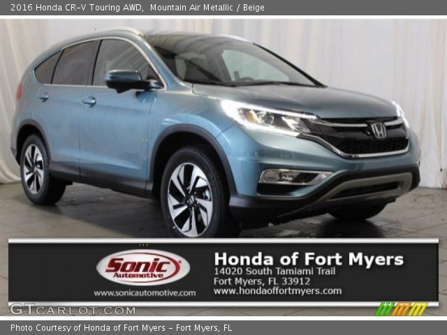 2016 Honda CR-V Touring AWD in Mountain Air Metallic