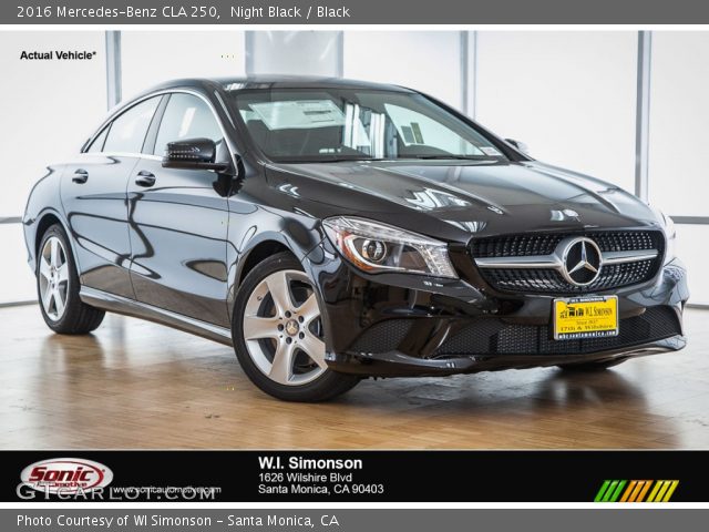 2016 Mercedes-Benz CLA 250 in Night Black