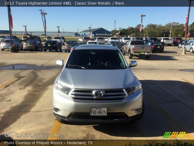 2013 Toyota Highlander Limited 4WD in Classic Silver Metallic