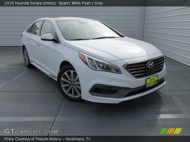 2016 Hyundai Sonata Limited in Quartz White Pearl