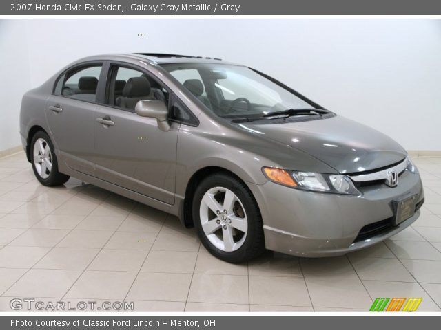 2007 Honda Civic EX Sedan in Galaxy Gray Metallic