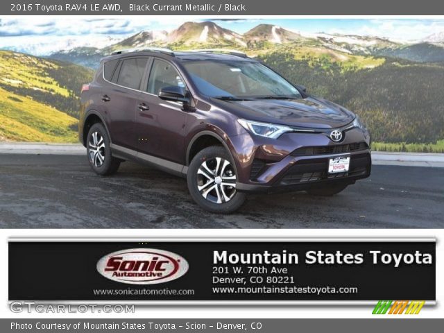 2016 Toyota RAV4 LE AWD in Black Currant Metallic