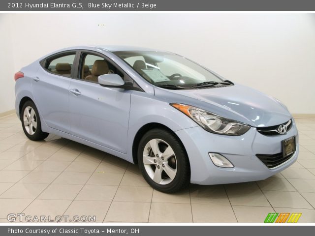2012 Hyundai Elantra GLS in Blue Sky Metallic