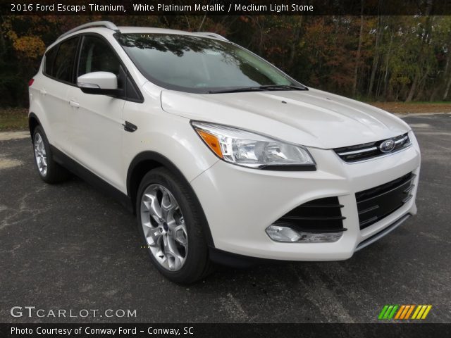 2016 Ford Escape Titanium in White Platinum Metallic