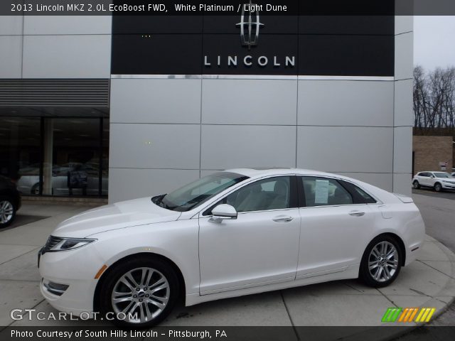 2013 Lincoln MKZ 2.0L EcoBoost FWD in White Platinum