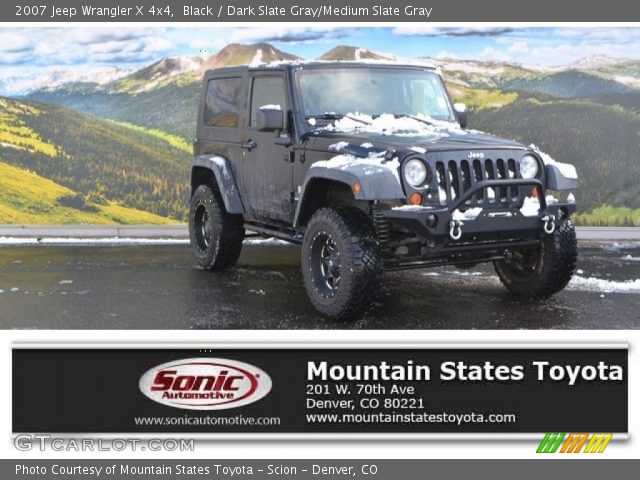 2007 Jeep Wrangler X 4x4 in Black