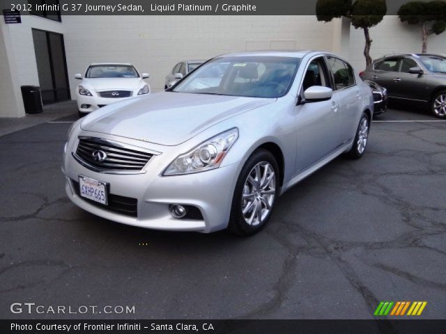 2012 Infiniti G 37 Journey Sedan in Liquid Platinum
