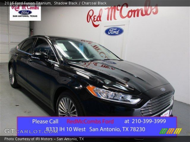 2016 Ford Fusion Titanium in Shadow Black