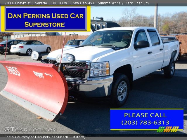 2014 Chevrolet Silverado 2500HD WT Crew Cab 4x4 in Summit White
