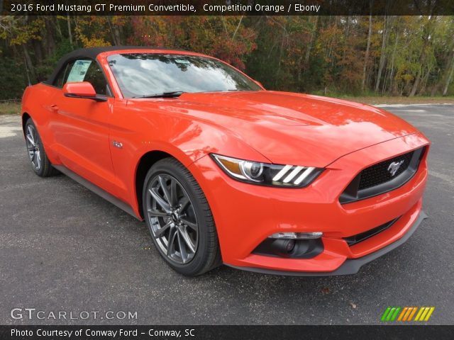 2016 Ford Mustang GT Premium Convertible in Competition Orange