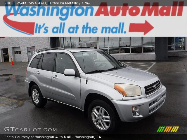2003 Toyota RAV4 4WD in Titanium Metallic