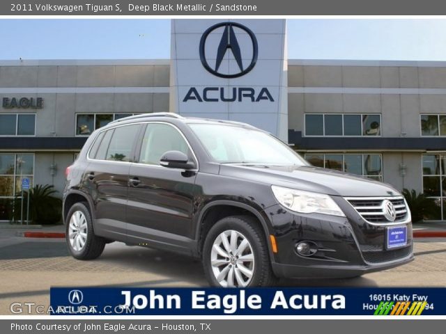 2011 Volkswagen Tiguan S in Deep Black Metallic