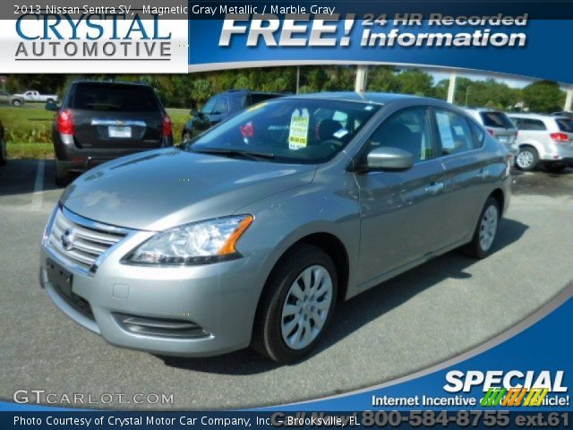 2013 Nissan Sentra SV in Magnetic Gray Metallic