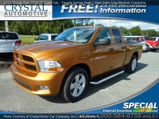2012 Dodge Ram 1500 ST Quad Cab in Tequila Sunrise Pearl