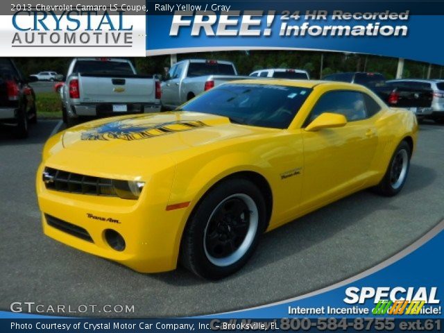2013 Chevrolet Camaro LS Coupe in Rally Yellow