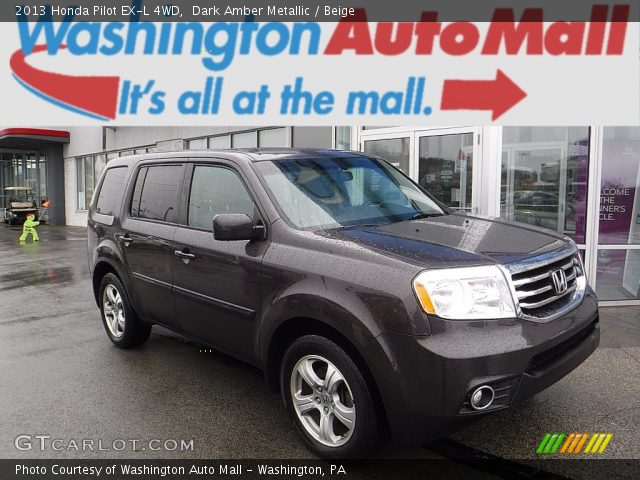 2013 Honda Pilot EX-L 4WD in Dark Amber Metallic