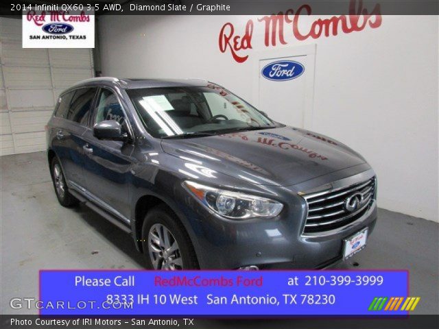 2014 Infiniti QX60 3.5 AWD in Diamond Slate