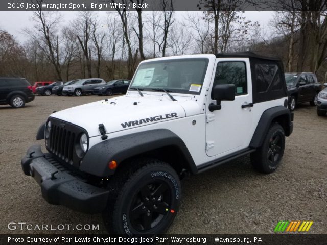 2016 Jeep Wrangler Sport in Bright White