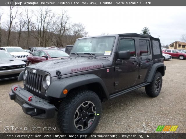 2016 Jeep Wrangler Unlimited Rubicon Hard Rock 4x4 in Granite Crystal Metallic