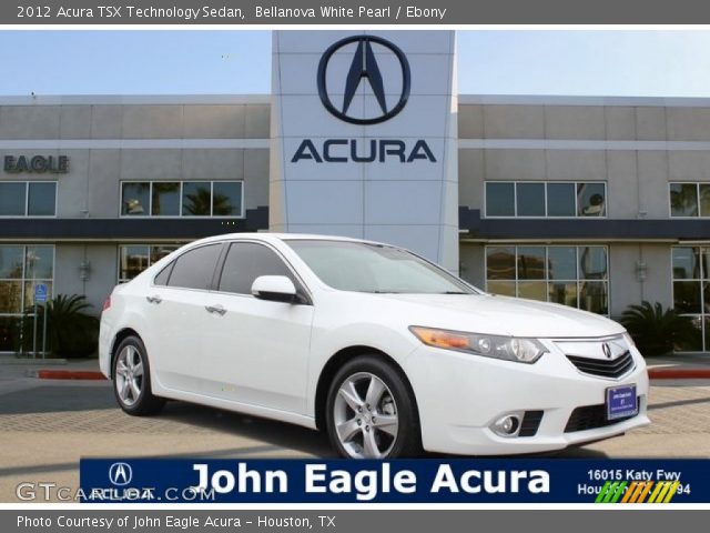 2012 Acura TSX Technology Sedan in Bellanova White Pearl