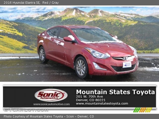 2016 Hyundai Elantra SE in Red