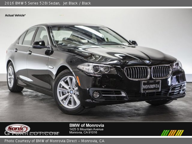 2016 BMW 5 Series 528i Sedan in Jet Black