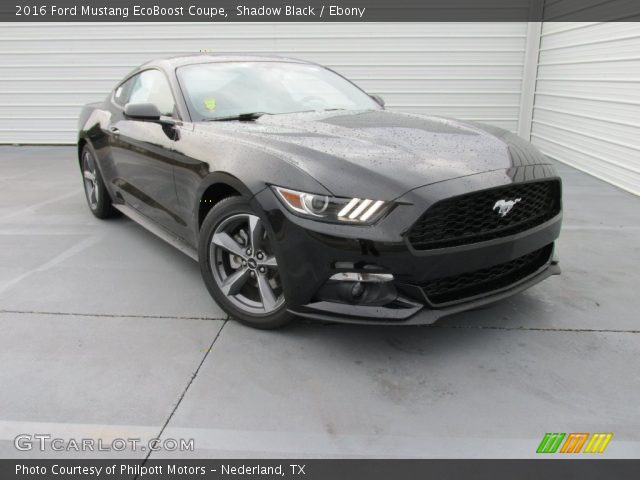 2016 Ford Mustang EcoBoost Coupe in Shadow Black