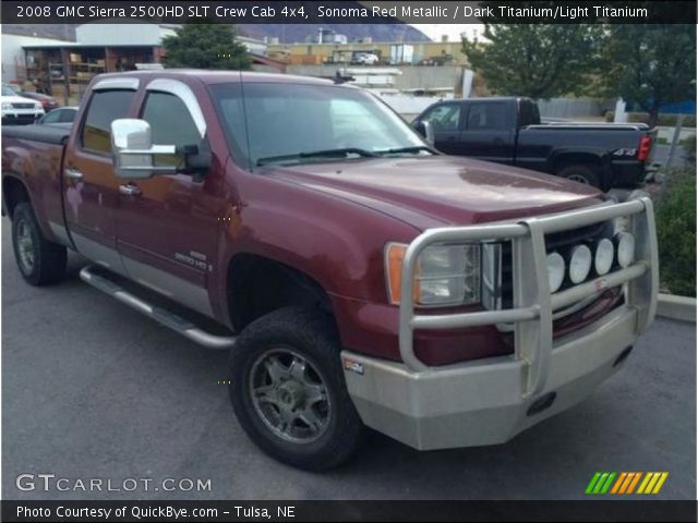 2008 GMC Sierra 2500HD SLT Crew Cab 4x4 in Sonoma Red Metallic