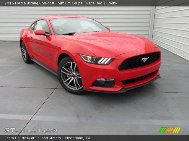 2016 Ford Mustang EcoBoost Premium Coupe in Race Red
