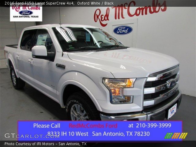 2016 Ford F150 Lariat SuperCrew 4x4 in Oxford White