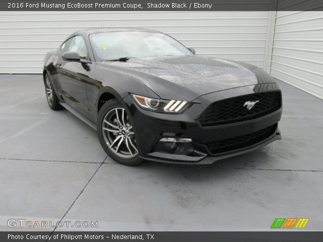 2016 Ford Mustang EcoBoost Premium Coupe in Shadow Black