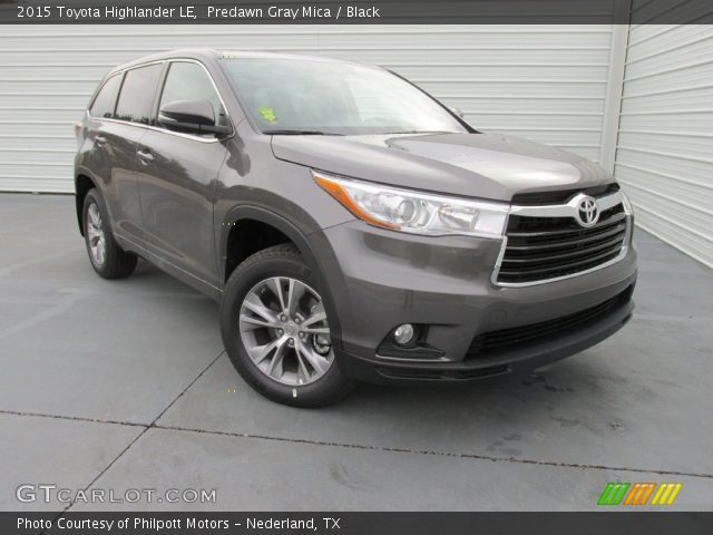2015 Toyota Highlander LE in Predawn Gray Mica