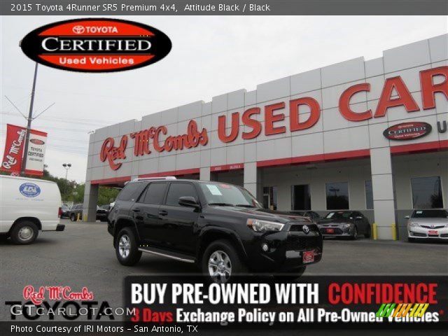 2015 Toyota 4Runner SR5 Premium 4x4 in Attitude Black