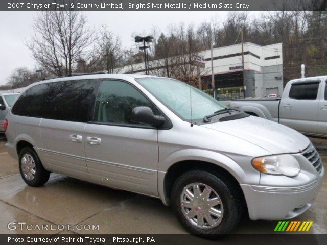 2007 Chrysler Town & Country Limited in Bright Silver Metallic