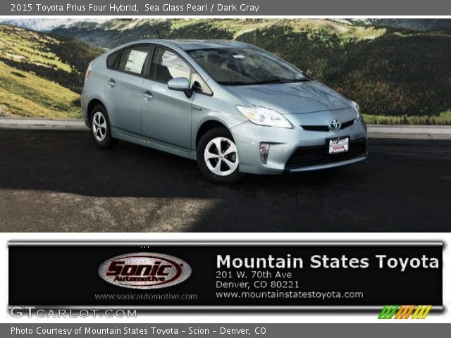 2015 Toyota Prius Four Hybrid in Sea Glass Pearl