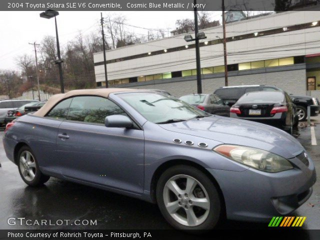 2004 Toyota Solara SLE V6 Convertible in Cosmic Blue Metallic