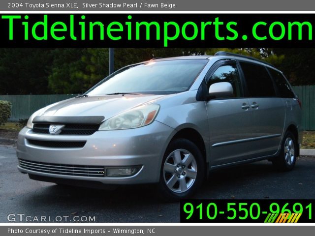 2004 Toyota Sienna XLE in Silver Shadow Pearl