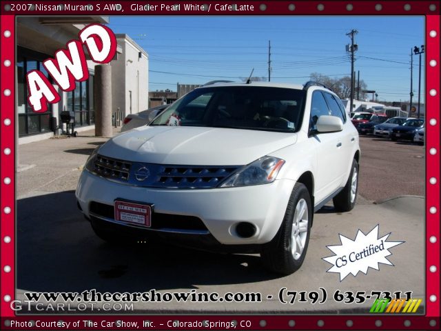 2007 Nissan Murano S AWD in Glacier Pearl White