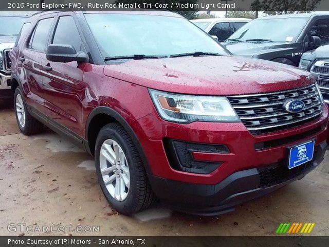 2016 Ford Explorer FWD in Ruby Red Metallic Tri-Coat