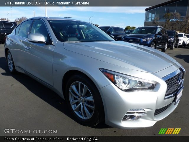 2015 Infiniti Q50 3.7 in Liquid Platinum