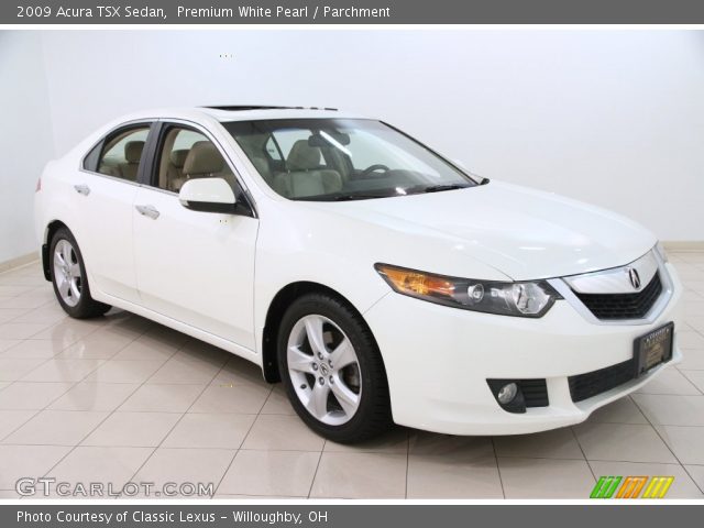2009 Acura TSX Sedan in Premium White Pearl