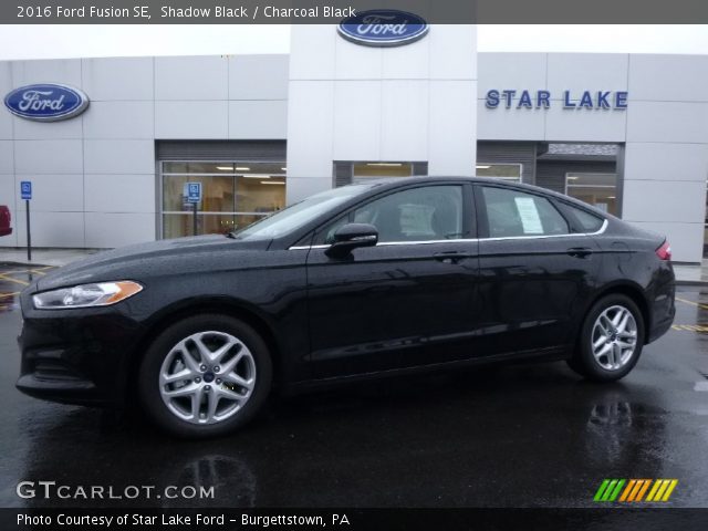 2016 Ford Fusion SE in Shadow Black