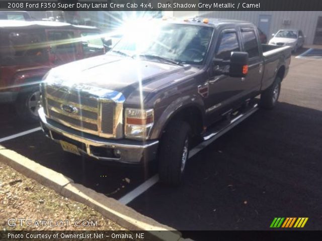 2008 Ford F350 Super Duty Lariat Crew Cab 4x4 in Dark Shadow Grey Metallic