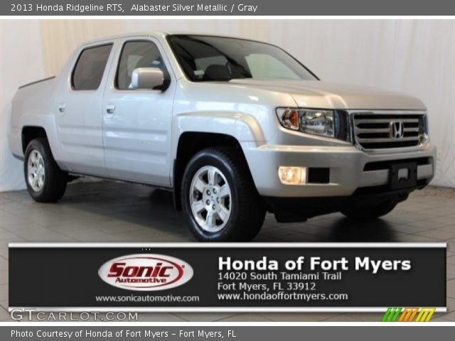 2013 Honda Ridgeline RTS in Alabaster Silver Metallic