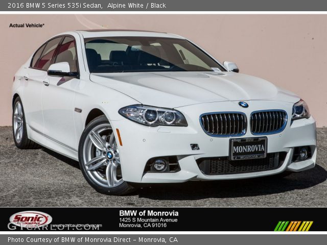 2016 BMW 5 Series 535i Sedan in Alpine White