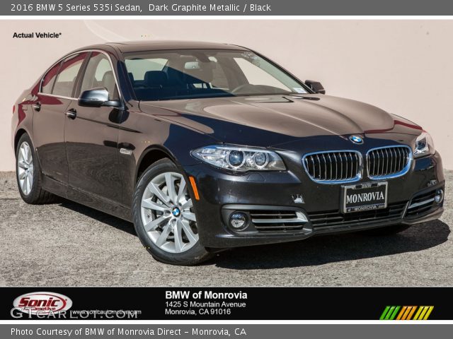 2016 BMW 5 Series 535i Sedan in Dark Graphite Metallic