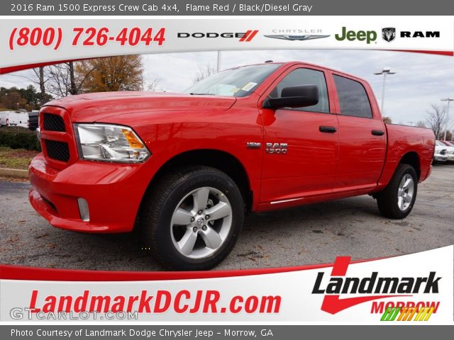 2016 Ram 1500 Express Crew Cab 4x4 in Flame Red