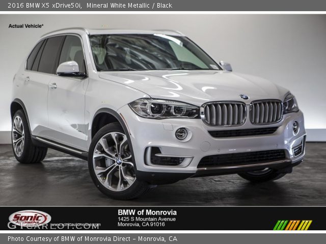 2016 BMW X5 xDrive50i in Mineral White Metallic