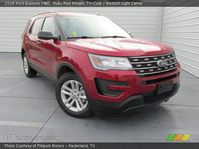 2016 Ford Explorer FWD in Ruby Red Metallic Tri-Coat