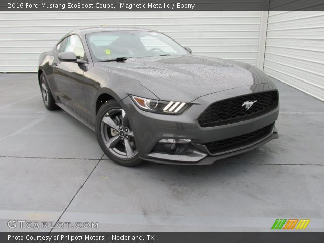 2016 Ford Mustang EcoBoost Coupe in Magnetic Metallic